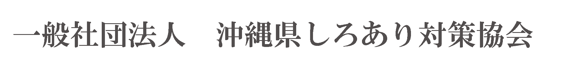 一般社団法人　沖縄県しろあり対策協会